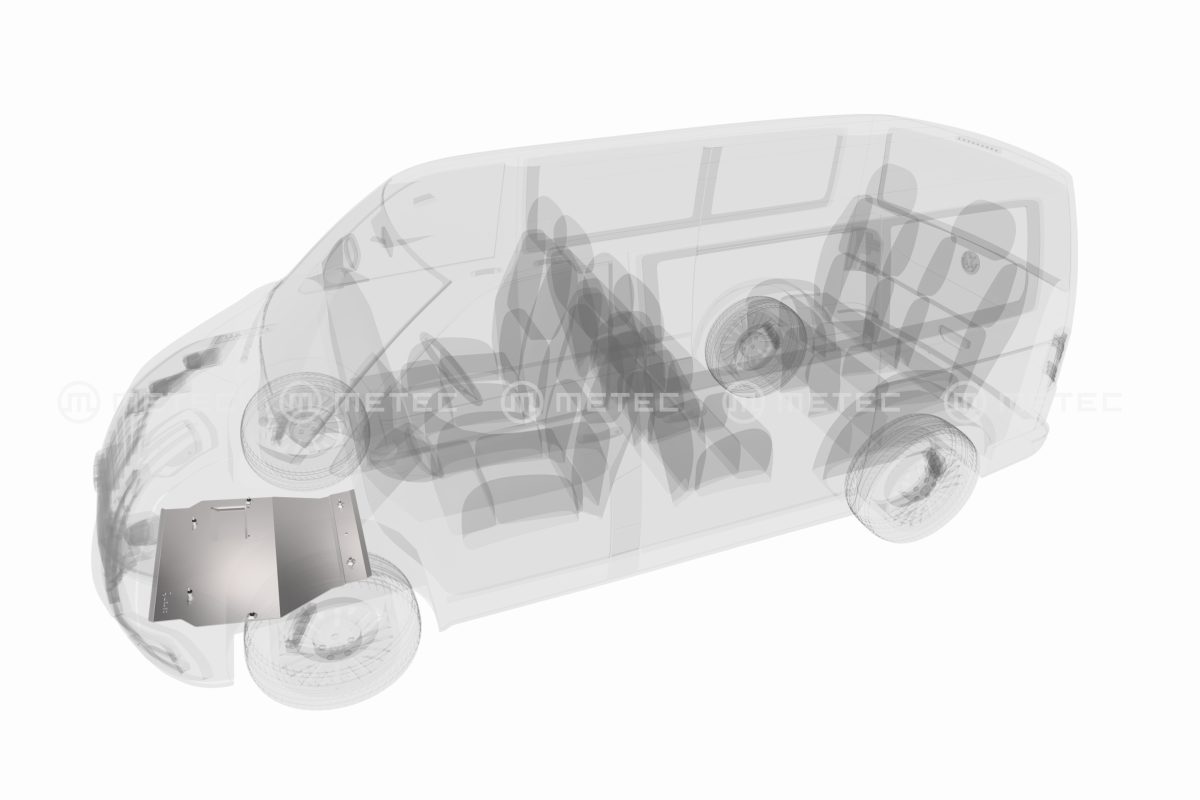Underkörningsskydd (hasplåt) 4x4 VW Transporter T5/T6/T6.1