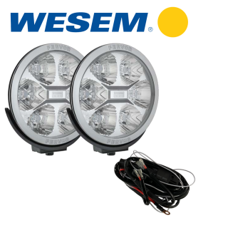 Extraljuspaket 2x WESEM Fervor LED 220mm chrome-0