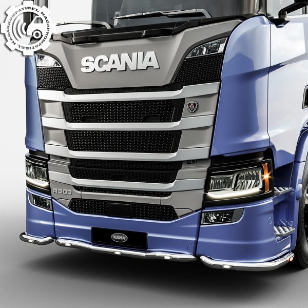 Frontrör 3-delat LED Scania 2017+