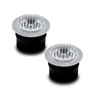 Blixtljus ANT PRO runt LED 2-pack inkl strömbrytare-0