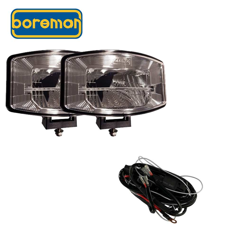 Extraljuspaket 2x Boreman SC LED Black Smoke