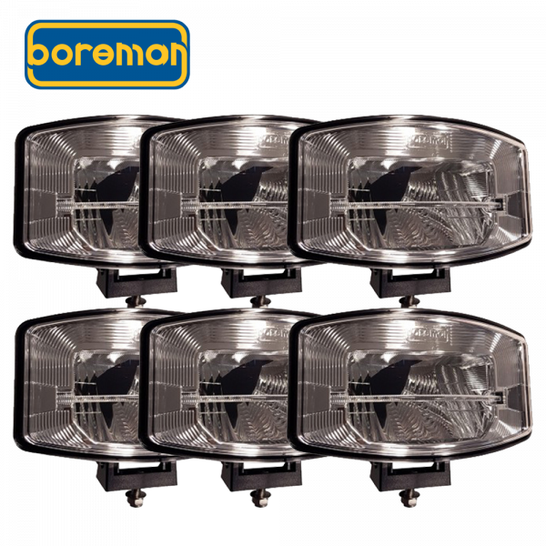 Extraljuspaket 6x Boreman SC LED Black Smoke