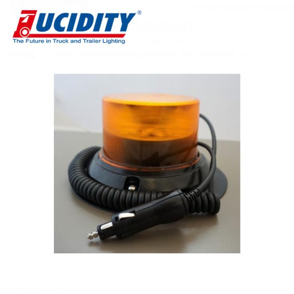 Roterande varningsljus Lucidity LED magnetfot & ciggkabel