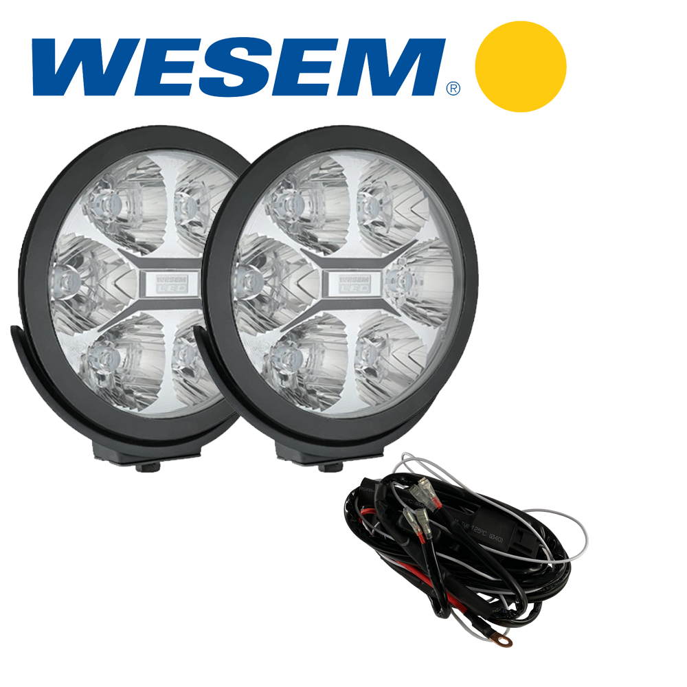Extraljuspaket 2x WESEM Fervor LED 220mm svart