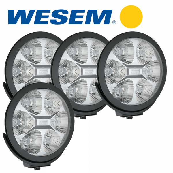 Extraljuspaket 4x WESEM Fervor LED 220mm svart test