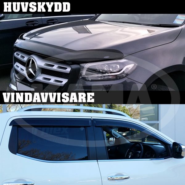 Huvskydd & Vindavvisare Mercedes X-klass 17+