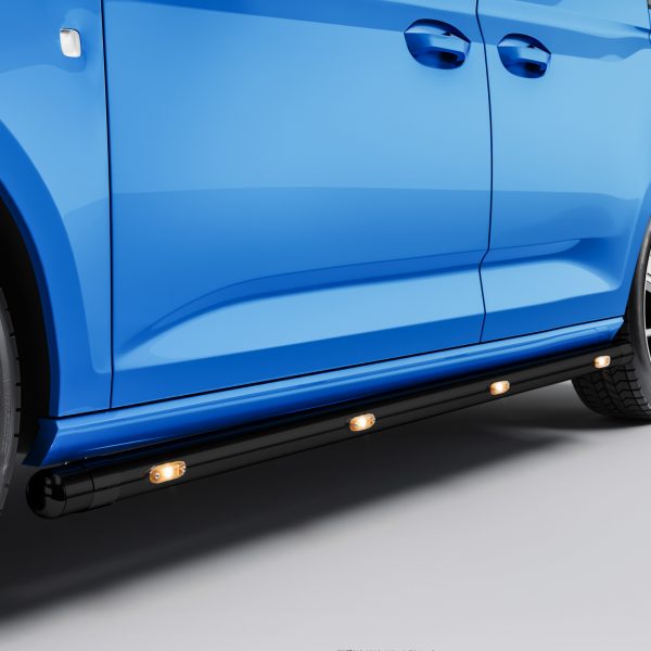 Sidorör Brace-It L1 LED Svart VW Caddy 2021+