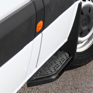 Fotsteg framdörr Svart MB Sprinter 07+ / VW Crafter 07-16