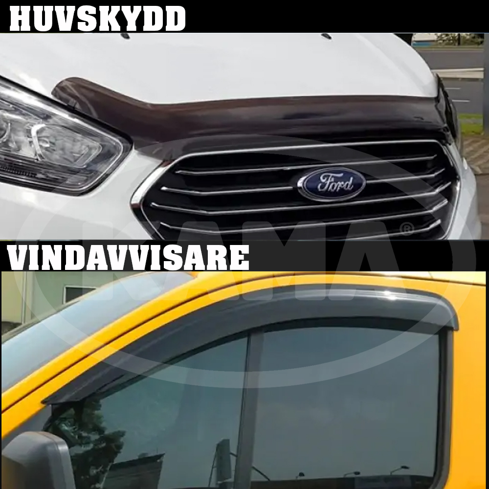 Huvskydd & Vindavvisare Ford Transit Custom 2018+