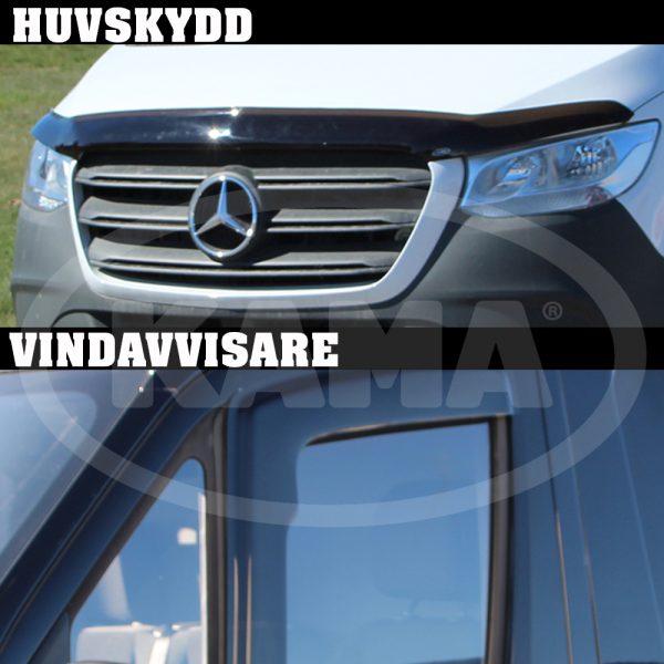 Huvskydd & Vindavvisare Mercedes-Benz Sprinter 18+
