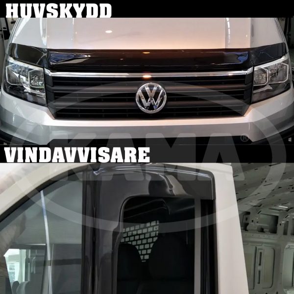 Huvskydd & Vindavvisare VW Crafter/MAN TGE 2017+