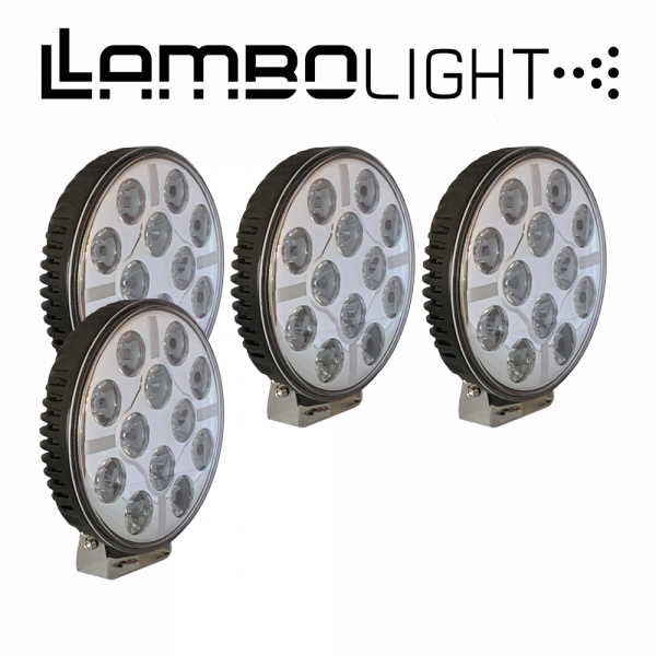 Extraljuspaket x4 Manticore LED extraljus med positionsljus