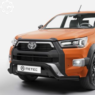 Frontrör Cityguard Svart EU-godkänd Toyota Hilux 2021+