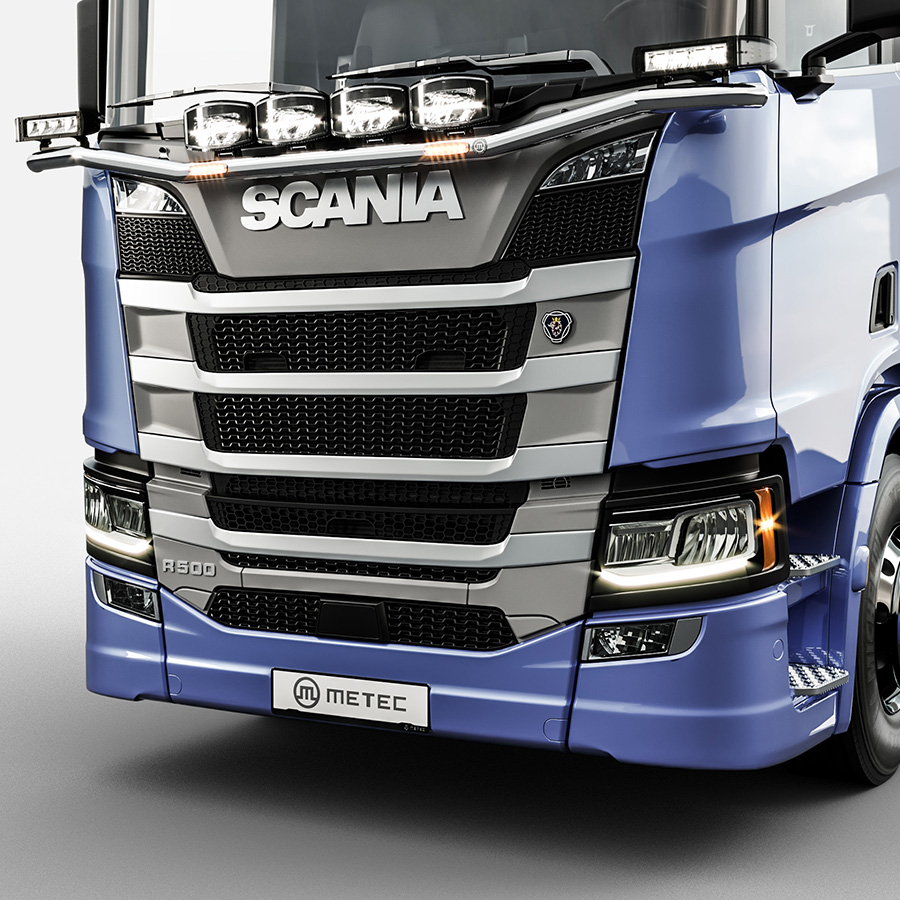 Plogbåge med blixtljus Scania 2017+