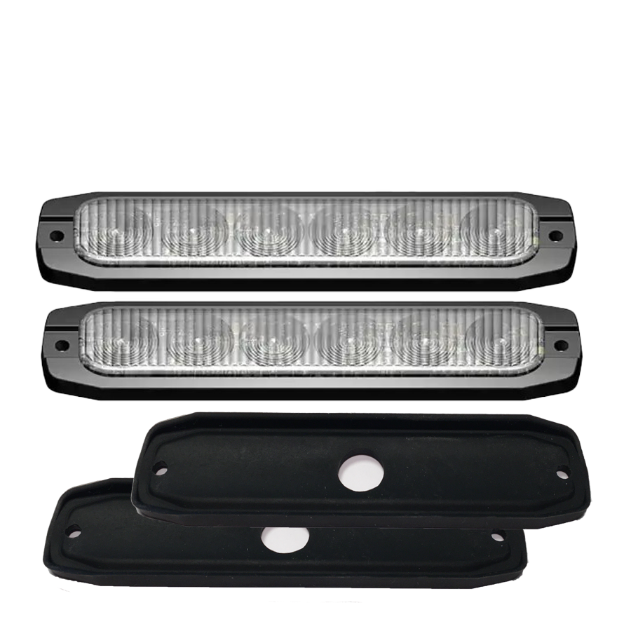 Blixtljus LED FIN6 2-PACK med tätning