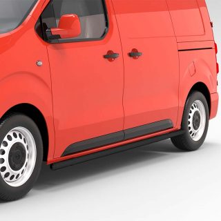 Sidorör svarta L1 Toyota Proace Electric 2021+. L2&L3