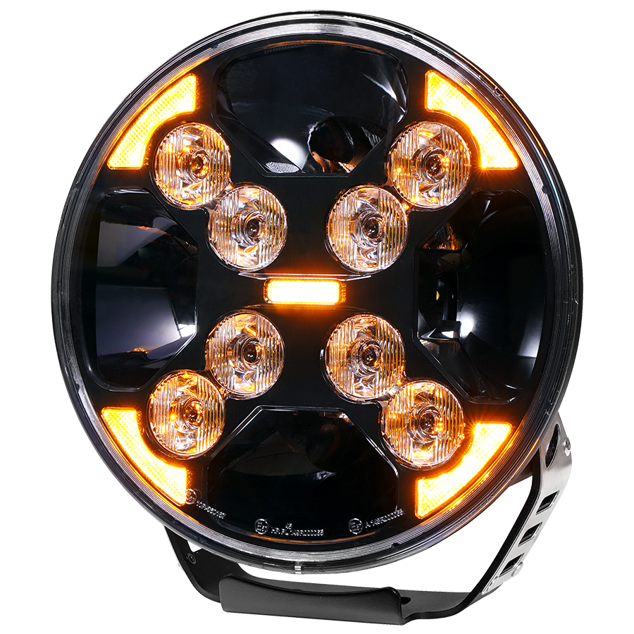 Extraljus LED Base X 120W med blixtljus