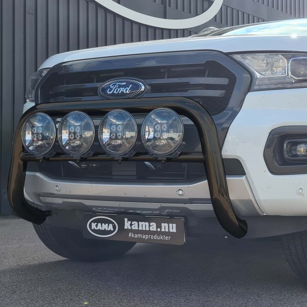 Frontbåge svart med extraljus Ford Ranger 2019-2022