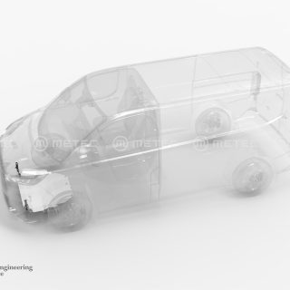 Underkörningsskydd motor Ford Transit Custom 2024+