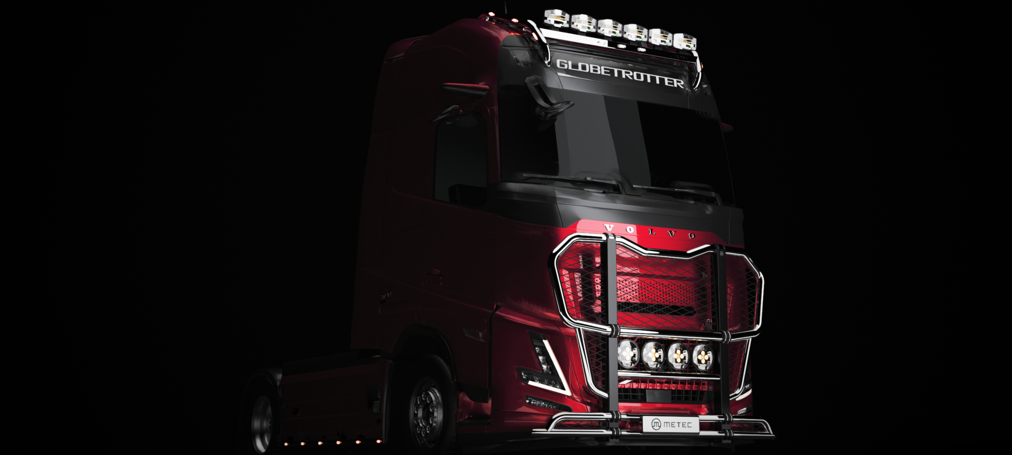 Pärleport Sidorör LED Volvo FH5 bakgrundsbild