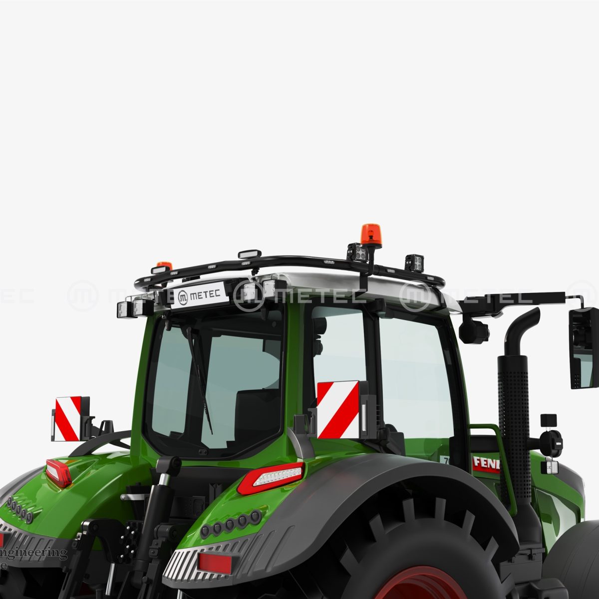 Takbåge Svart Fendt 700 Vario 2022+