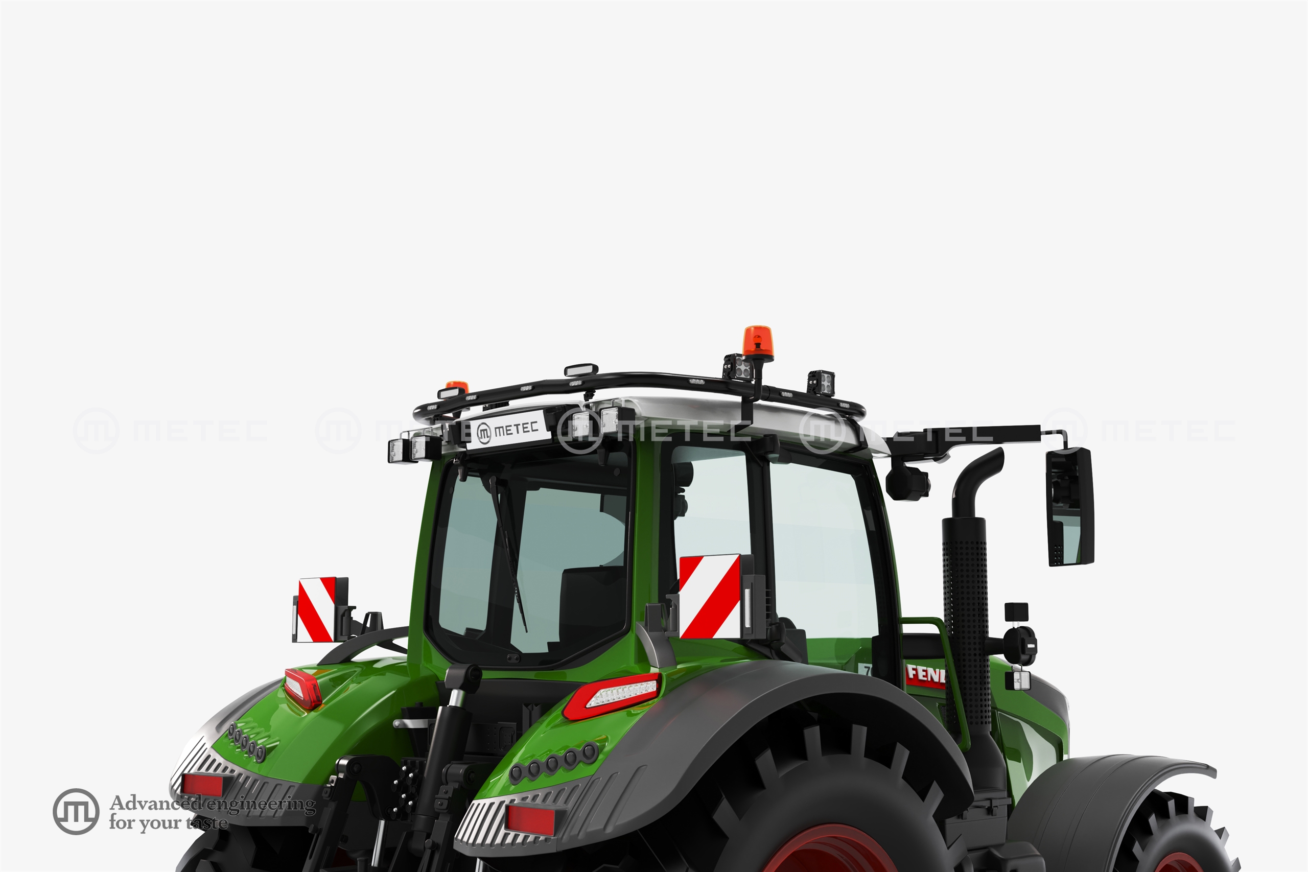 Takbåge Svart Fendt 700 Vario 2022+