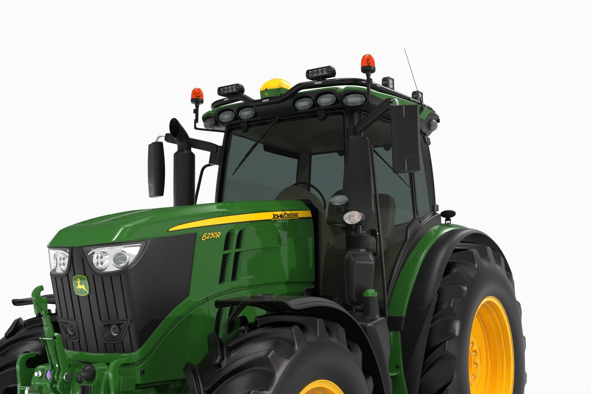 Takbåge Svart John Deere 6R 2018+