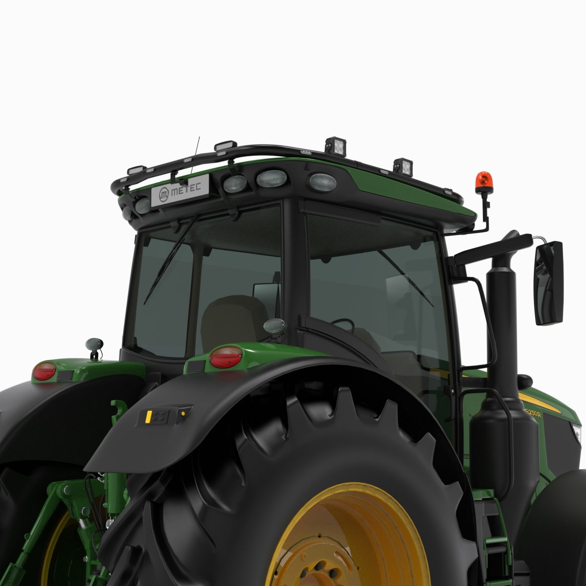 Takbåge Svart John Deere 6R 2018+