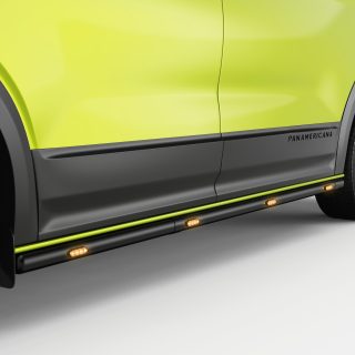 Sidorör Svart L1 LED VW Transporter T7 2025+