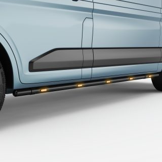 Sidorör Svarta LED L2 Nissan Interstar 2025+