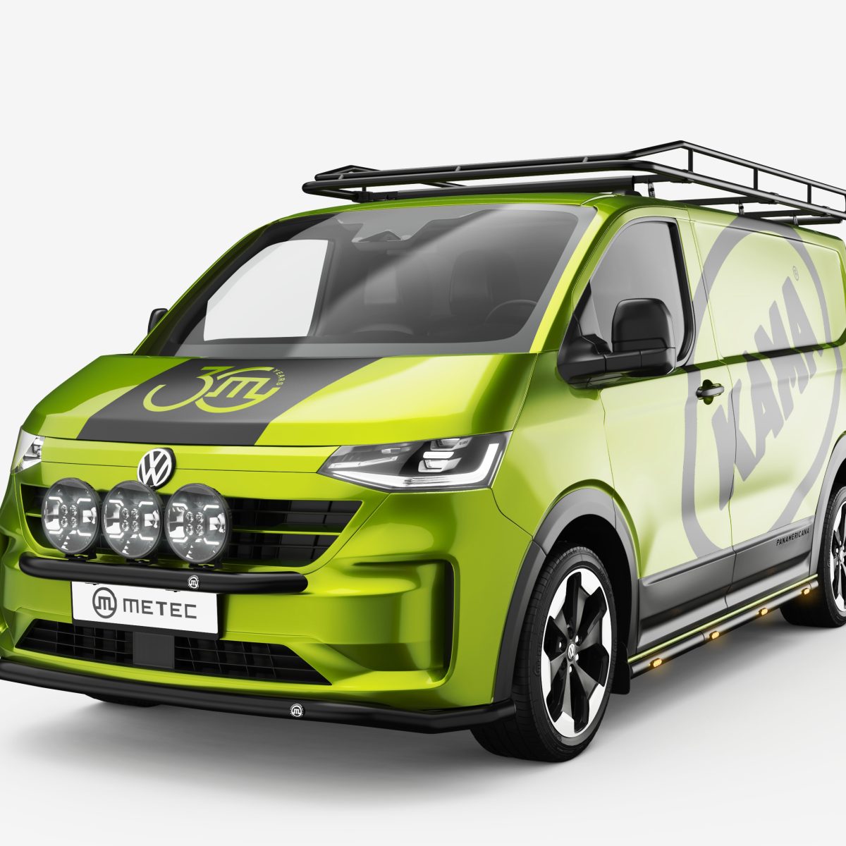 Frontrör Svart VW Transporter T7 2025+