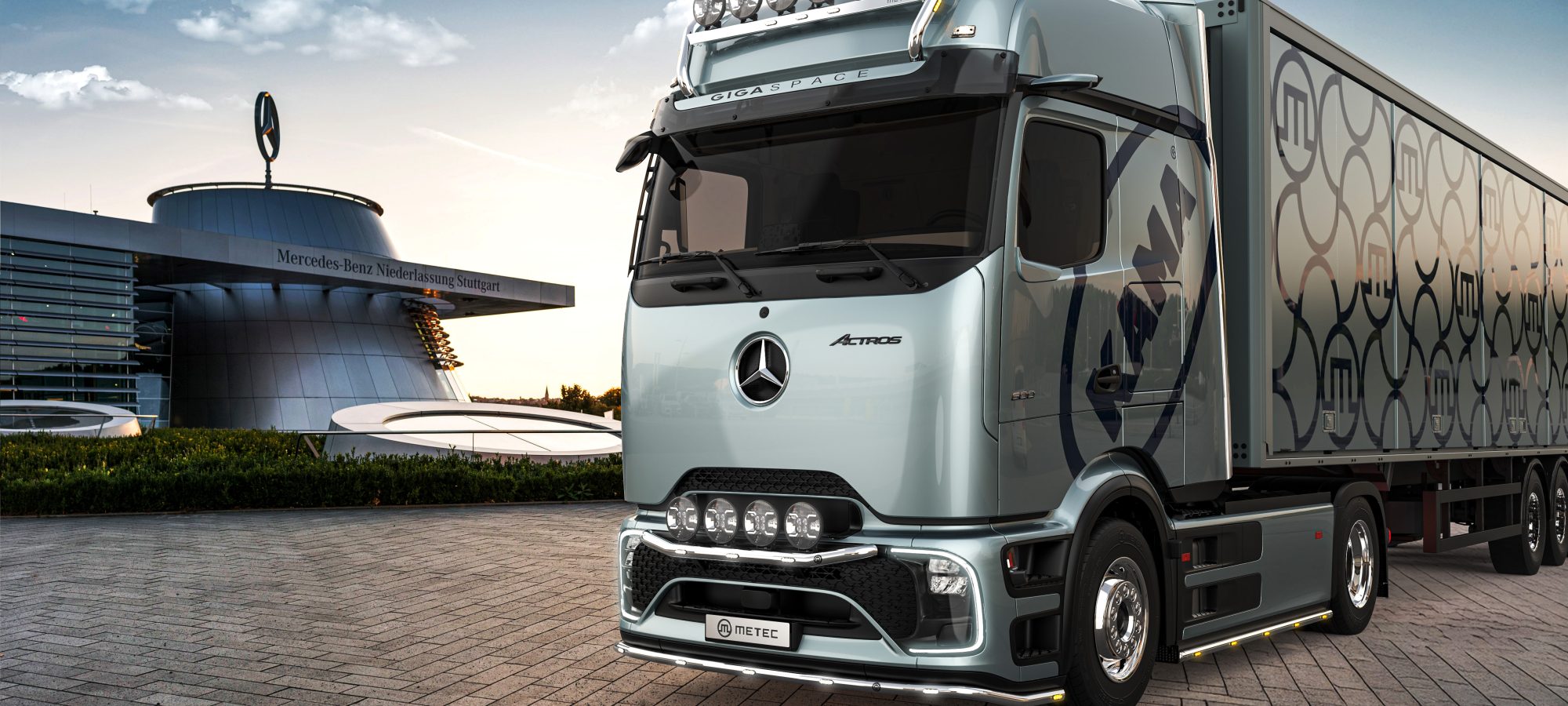 Styling och skydd för Mercedes-Benz Actros 2025 – Nu tillgängligt hos KAMA! bakgrundsbild