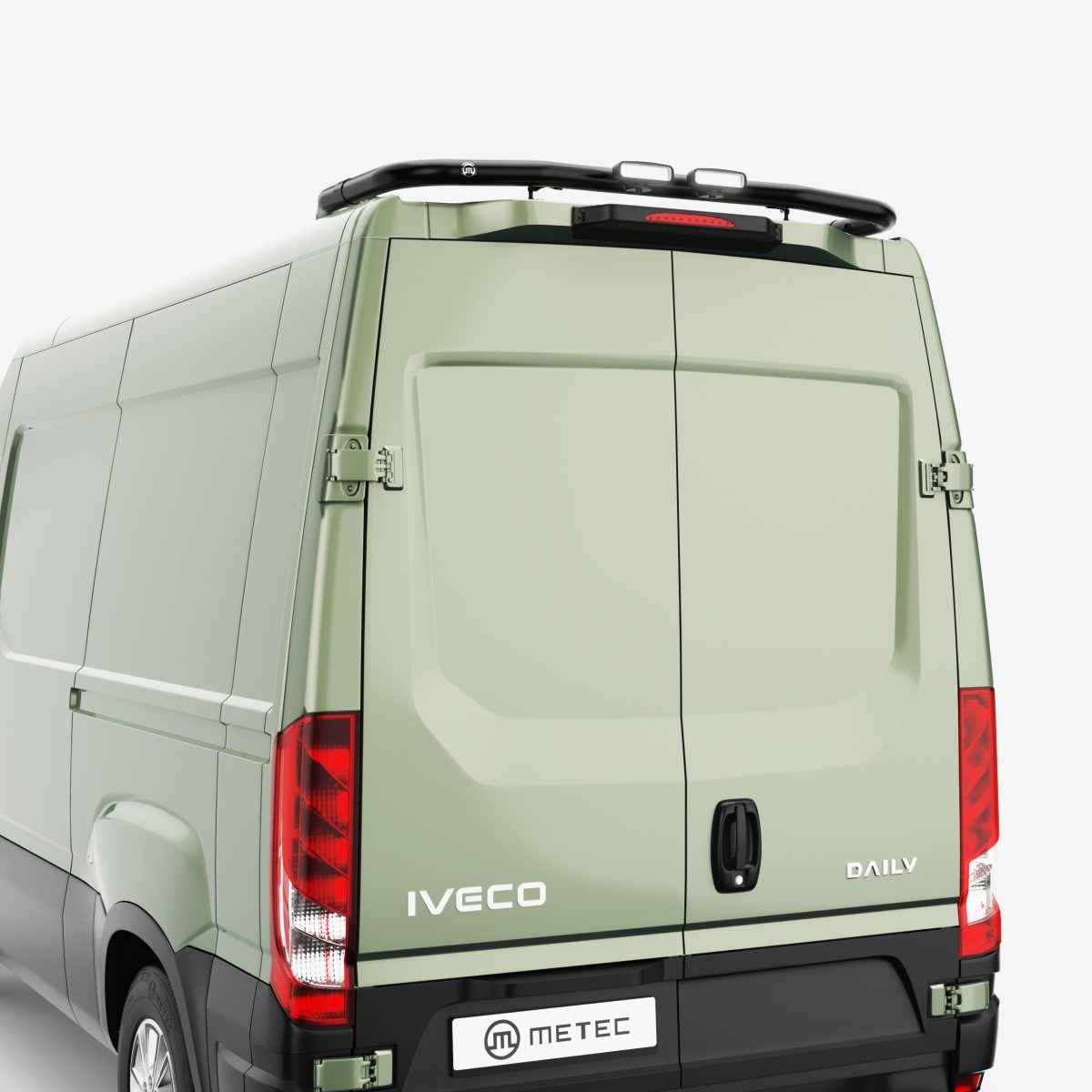 Takbåge bak svart Iveco Daily 2024+