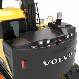 Motviktsbåge Svart Volvo EWR150E 2014+