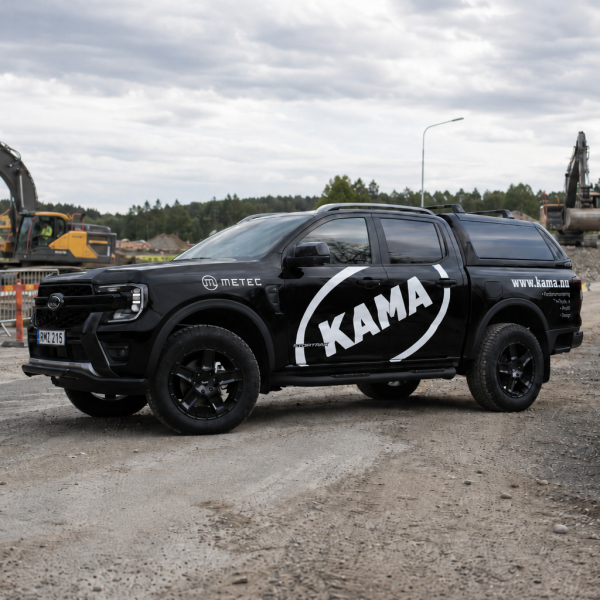Flakkåpa Elite V5 Svart Ford Ranger 2024+