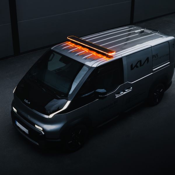 Blixtljusrampsfäste för Kia PV5 2025+