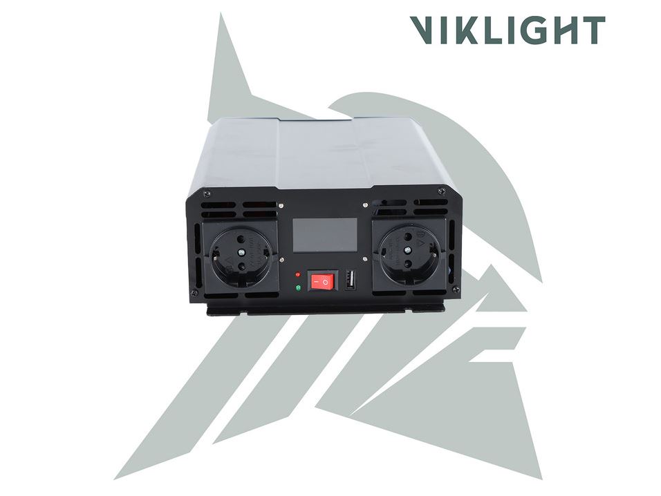 Viklight Inverter 230VAC X2 2000W 12 V