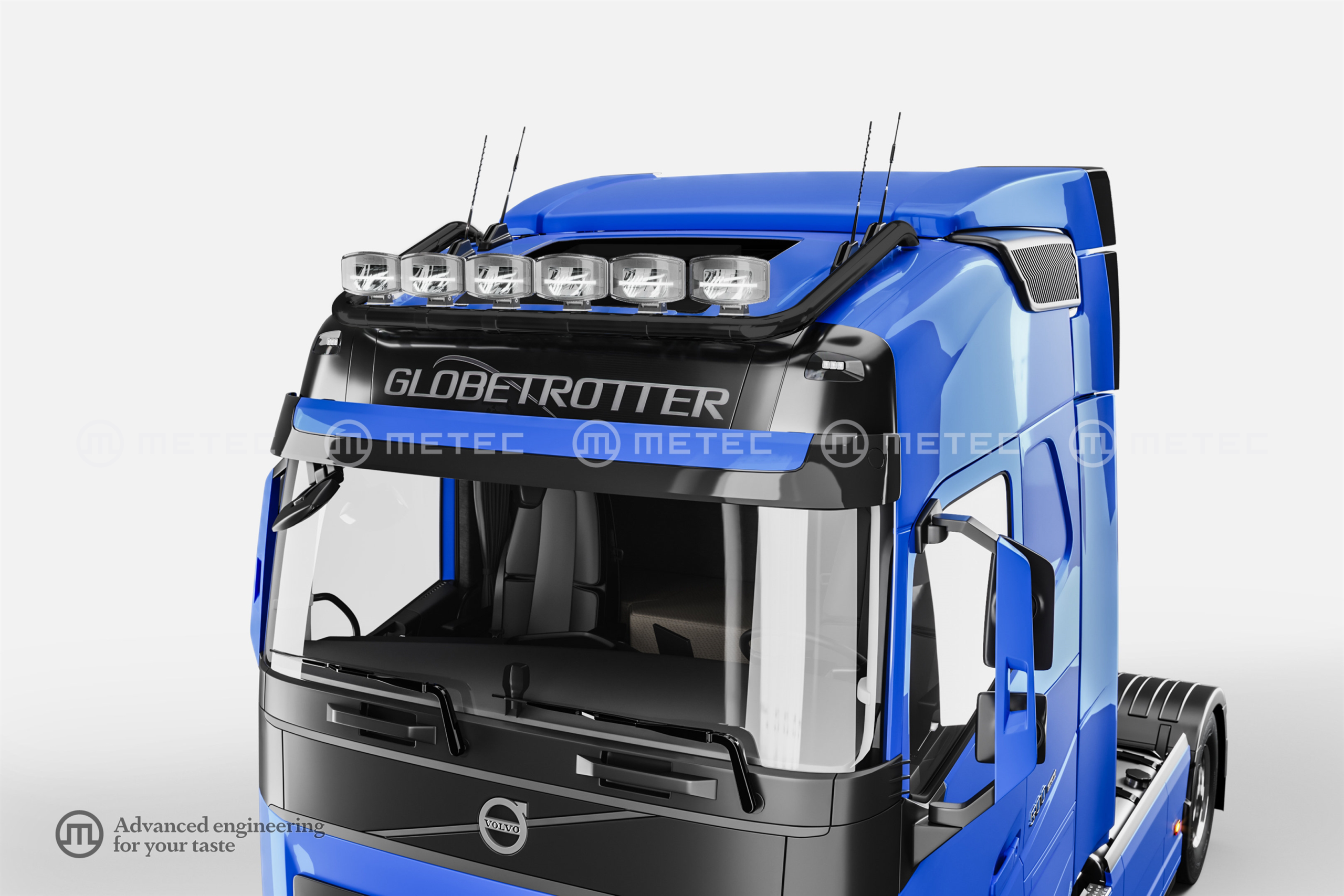 Takbåge Svart 6st ljus Volvo FH4/FH5 2013+