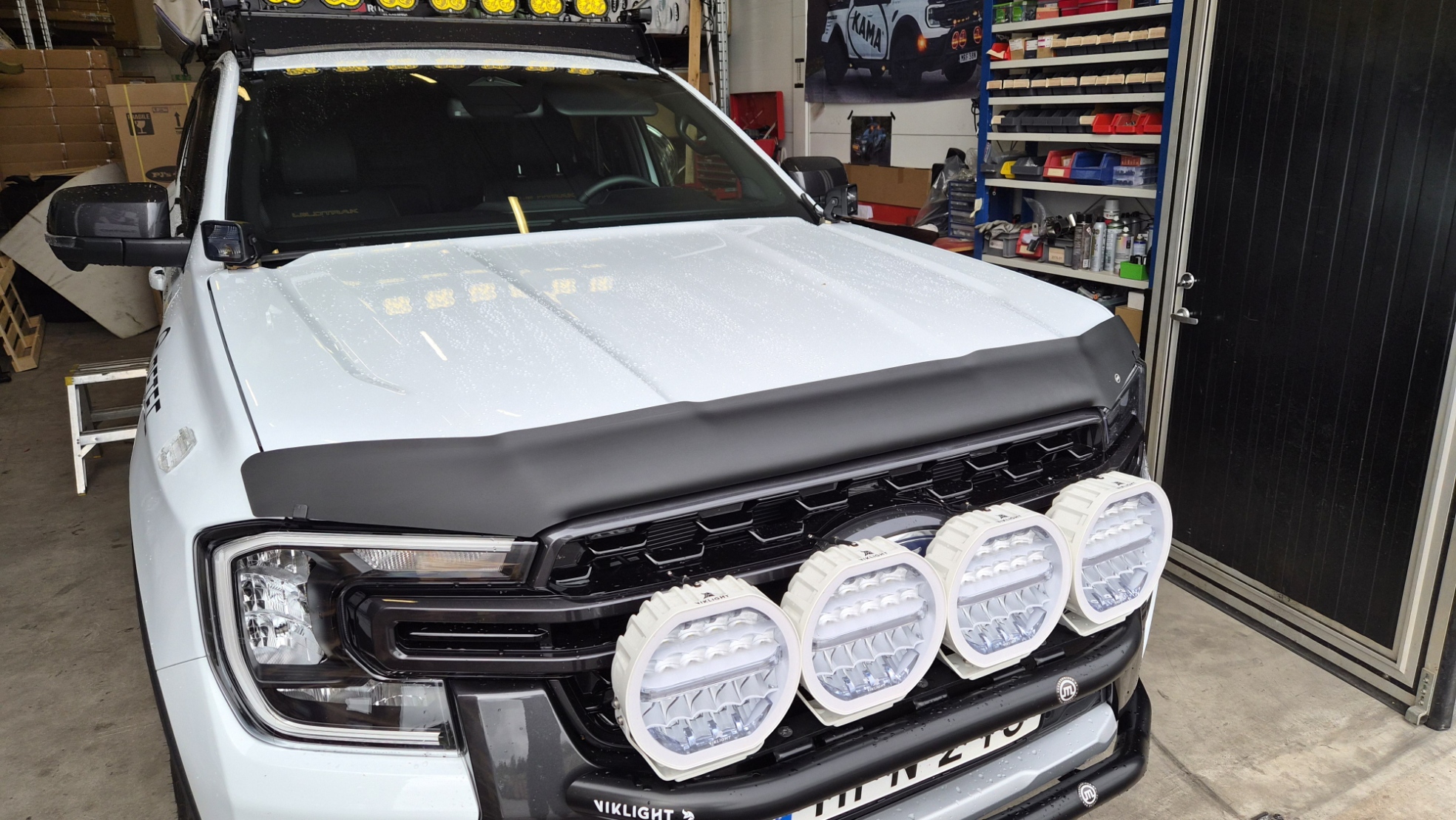 Huvskydd Mattsvart Ford Ranger 2023+